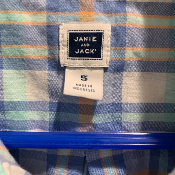 Janie and Jack Cotton Dress Shirt - Picture 2 of 6
